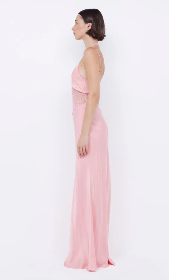 Bec Bridge Maxi Dresses LIV HALTER MAXI DRESS Pink Sherbet 8211 Women