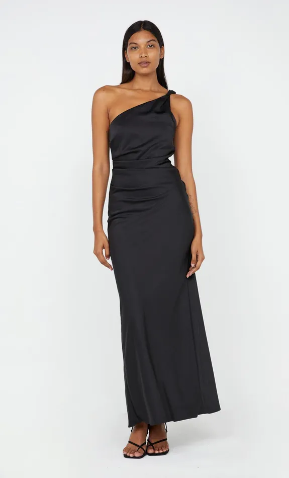 Bec Bridge Maxi Dresses LUNETTA ASYM DRESS Black 8211 Women