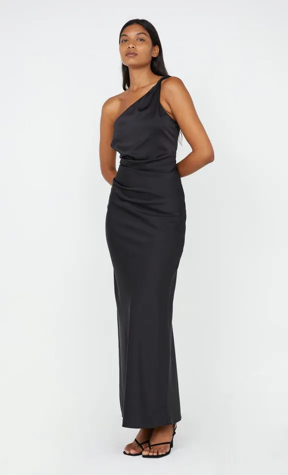 Bec Bridge Maxi Dresses LUNETTA ASYM DRESS Black 8211 Women