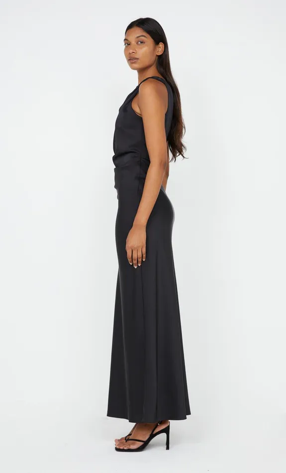 Bec Bridge Maxi Dresses LUNETTA ASYM DRESS Black 8211 Women
