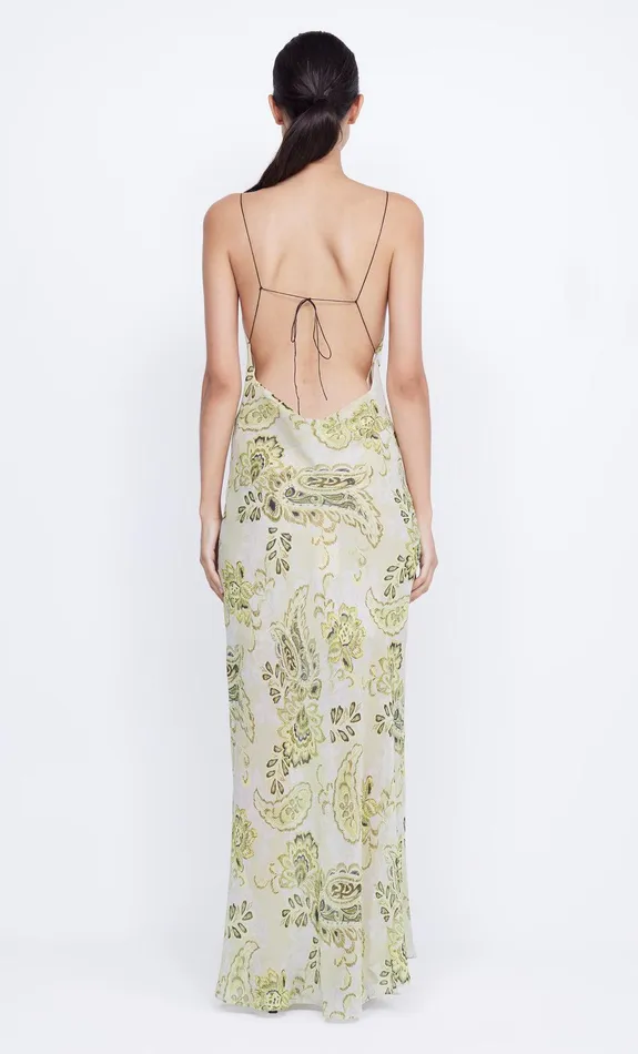 Bec Bridge Maxi Dresses LYLOU MAXI DRESS Lemon Paisley 8211 Women