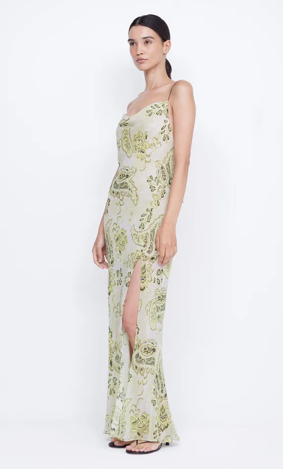 Bec Bridge Maxi Dresses LYLOU MAXI DRESS Lemon Paisley 8211 Women