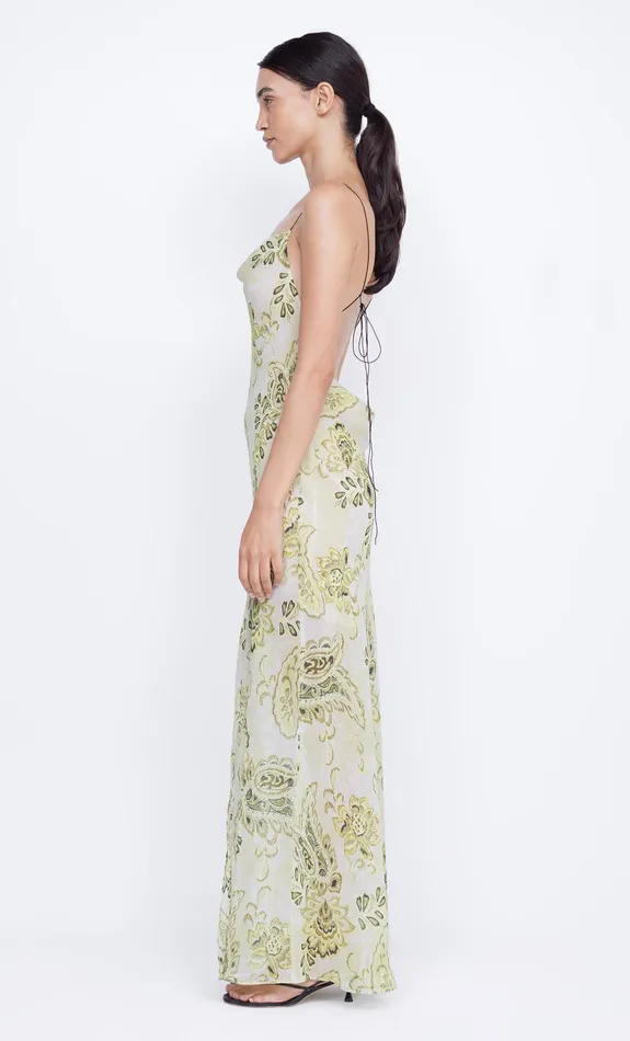 Bec Bridge Maxi Dresses LYLOU MAXI DRESS Lemon Paisley 8211 Women