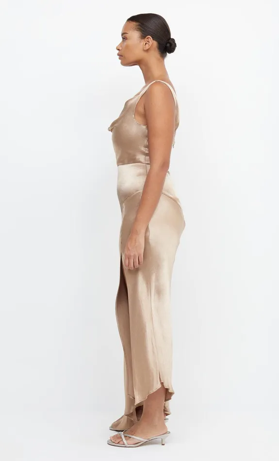 Bec Bridge Maxi Dresses MOON DANCE COWL DRESS Golden 8211 Women