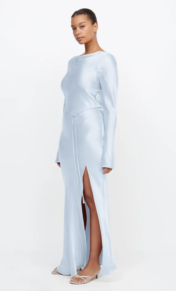 Bec Bridge Maxi Dresses MOON DANCE LONG SLEEVE MAXI DRESS Dusty Blue 8211 Women