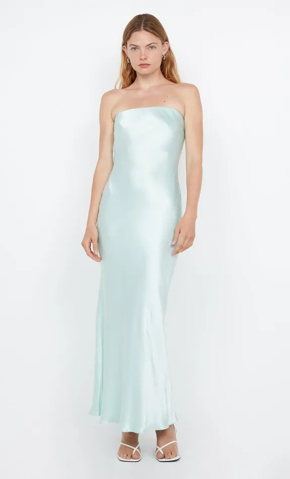 Bec Bridge Maxi Dresses MOON DANCE STRAPLESS DRESS Mint 8211 Women