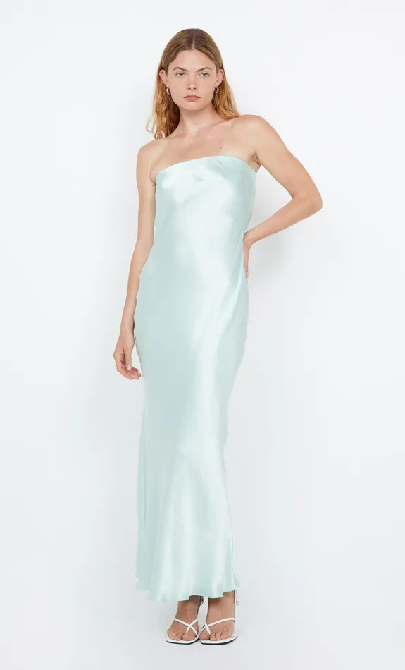 Bec Bridge Maxi Dresses MOON DANCE STRAPLESS DRESS Mint 8211 Women