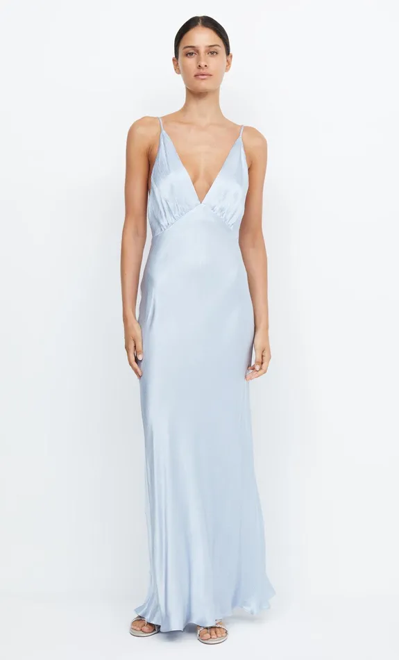 Bec Bridge Maxi Dresses MOON DANCE V MAXI DRESS Dusty Blue 8211 Women