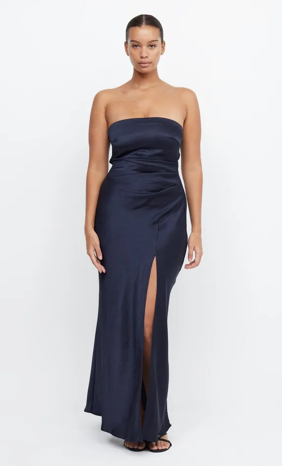 Bec Bridge Maxi Dresses THE DREAMER STRAPLESS DRESS Ink 8211 Women
