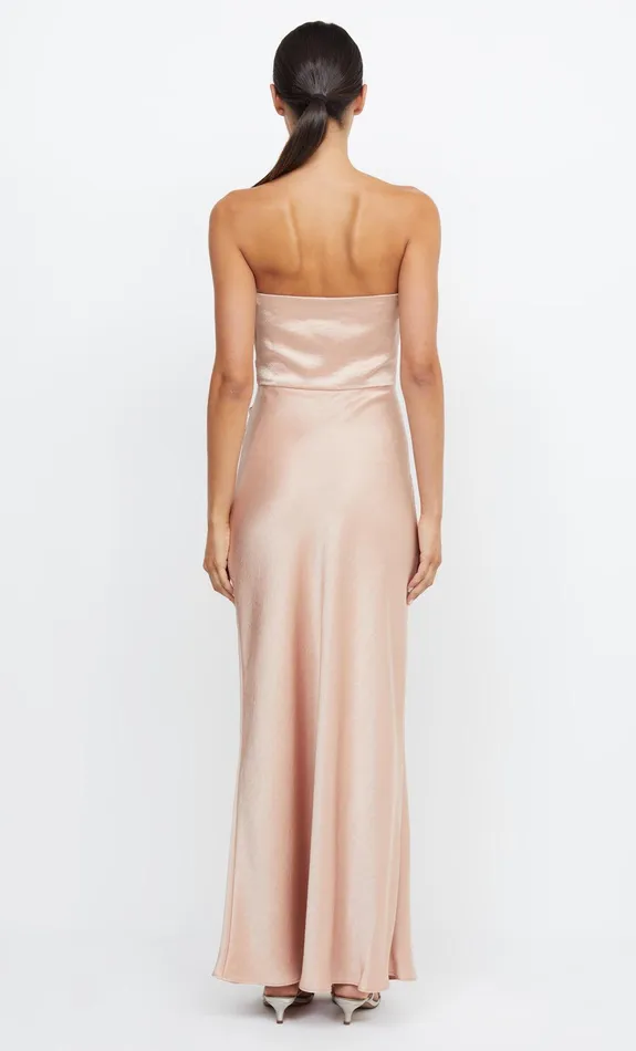 Bec Bridge Maxi Dresses THE DREAMER STRAPLESS DRESS Rose Gold 8211 Women