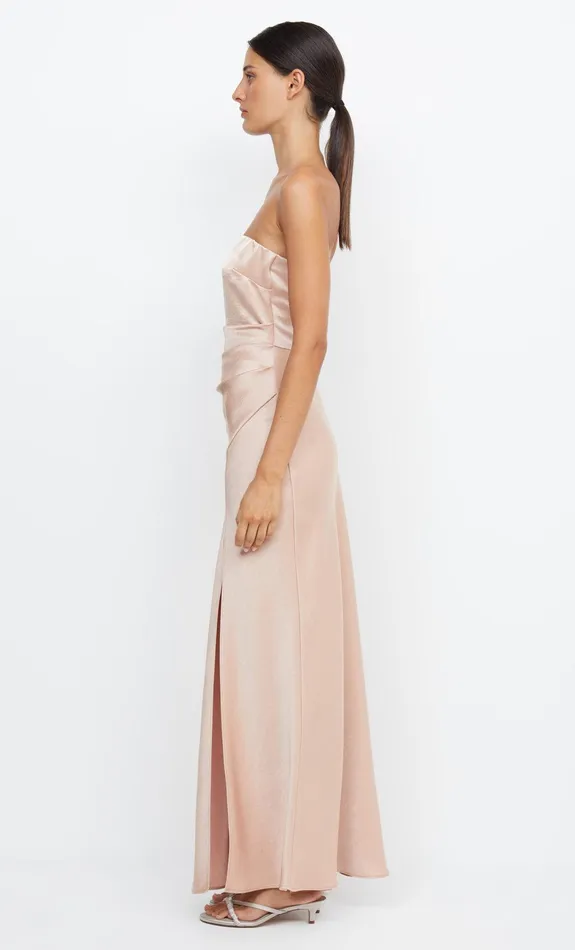 Bec Bridge Maxi Dresses THE DREAMER STRAPLESS DRESS Rose Gold 8211 Women