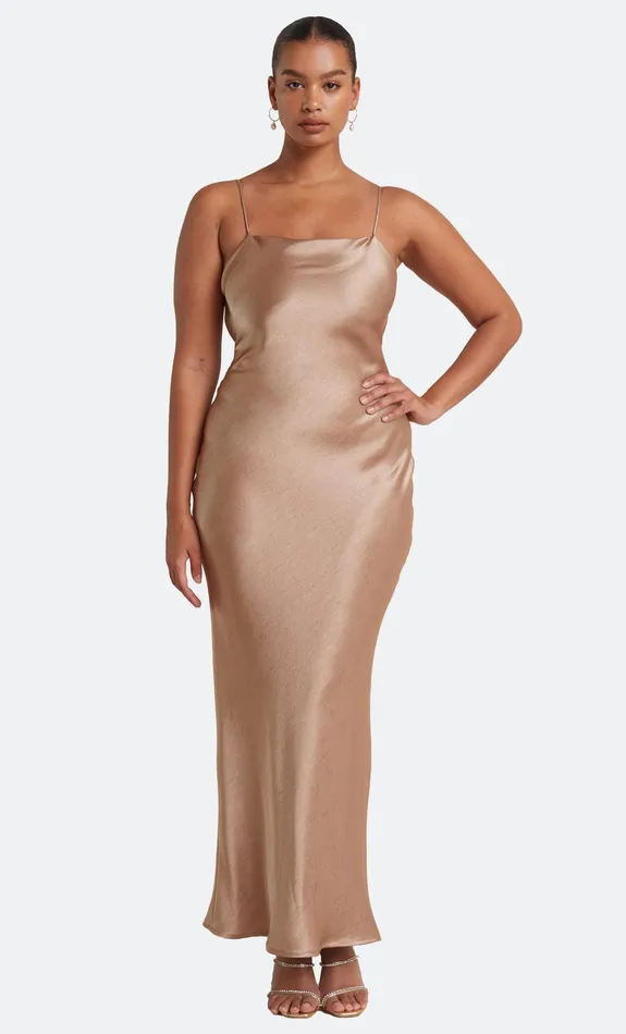 Bec Bridge Maxi Dresses THE DREAMER TIE DRESS Golden 8211 Women