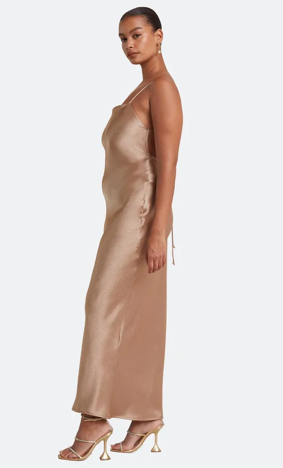 Bec Bridge Maxi Dresses THE DREAMER TIE DRESS Golden 8211 Women