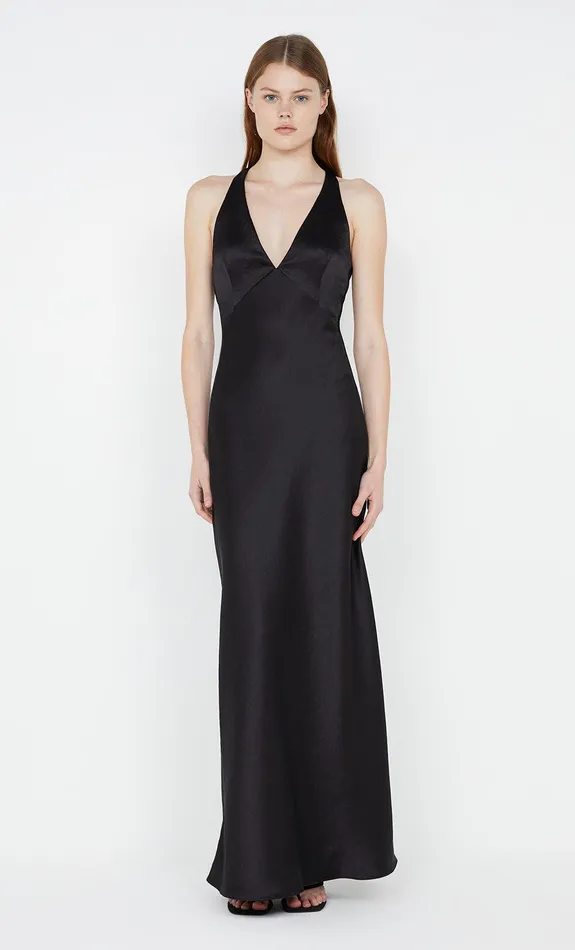 Bec Bridge Maxi Dresses THE DREAMER V NECK DRESS Black 8211 Women