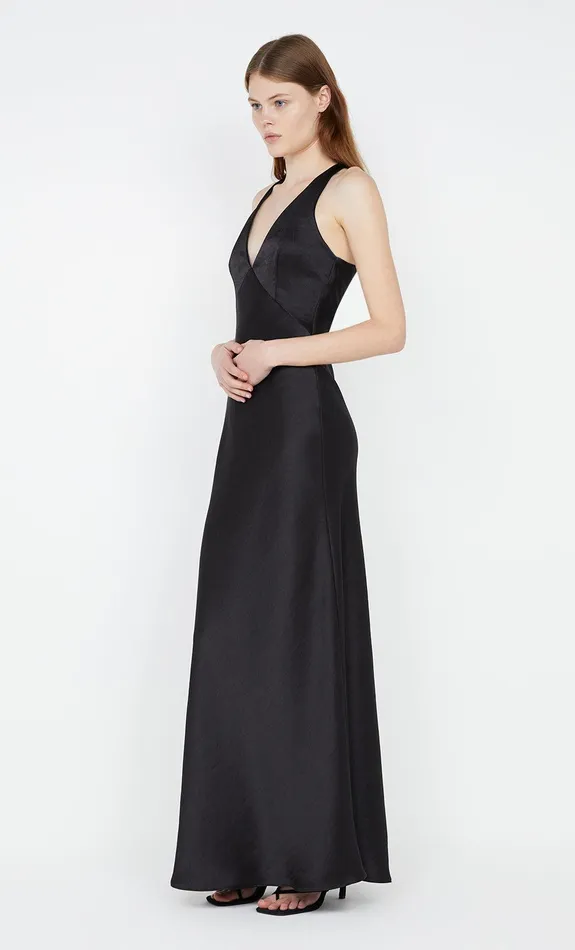 Bec Bridge Maxi Dresses THE DREAMER V NECK DRESS Black 8211 Women