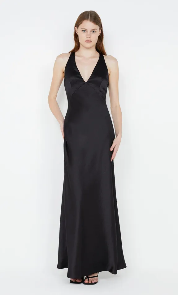 Bec Bridge Maxi Dresses THE DREAMER V NECK DRESS Black 8211 Women