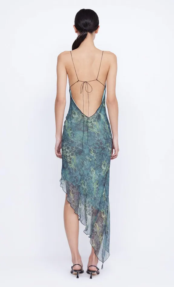 Bec Bridge Midi Dresses MERISOL SLIP DRESS Nouveau Bleue 8211 Women