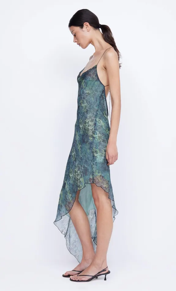 Bec Bridge Midi Dresses MERISOL SLIP DRESS Nouveau Bleue 8211 Women