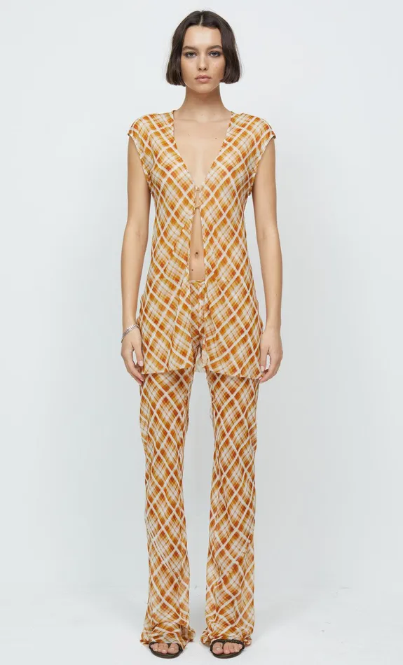 Bec Bridge Pants SUNFLOWER CHECK PANT Sunflower Check 8211 Women