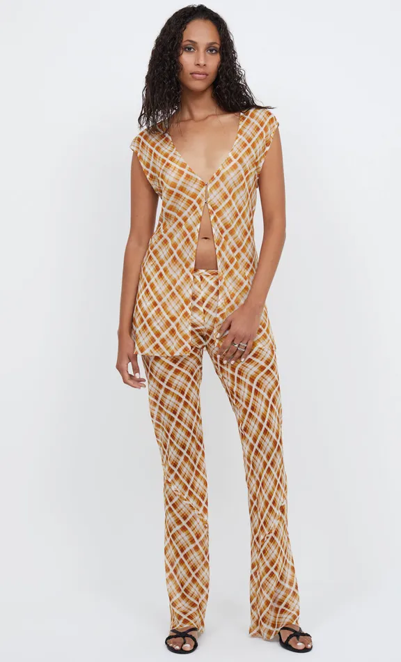 Bec Bridge Pants SUNFLOWER CHECK PANT Sunflower Check 8211 Women
