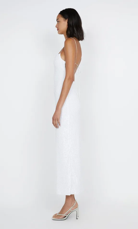 Bec Bridge Prom Dresses AALIYAH SEQUIN MAXI DRESS White 8211 Women