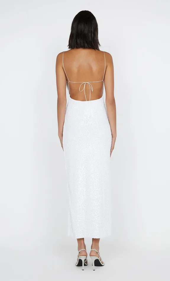 Bec Bridge Prom Dresses AALIYAH SEQUIN MAXI DRESS White 8211 Women
