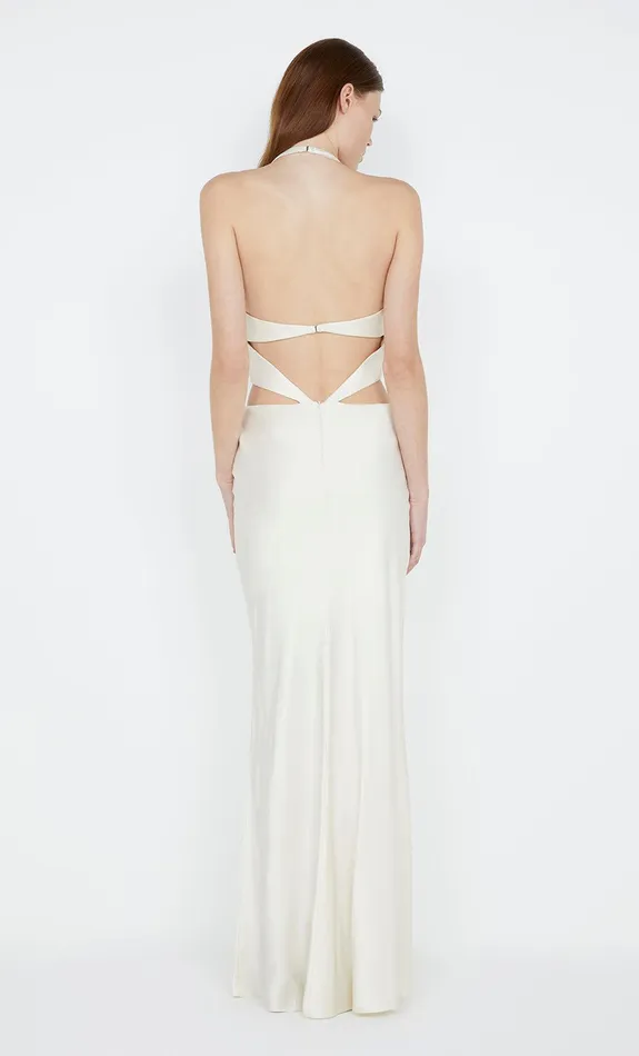 Bec Bridge Prom Dresses ALABAMA HALTER DRESS Ivory 8211 Women