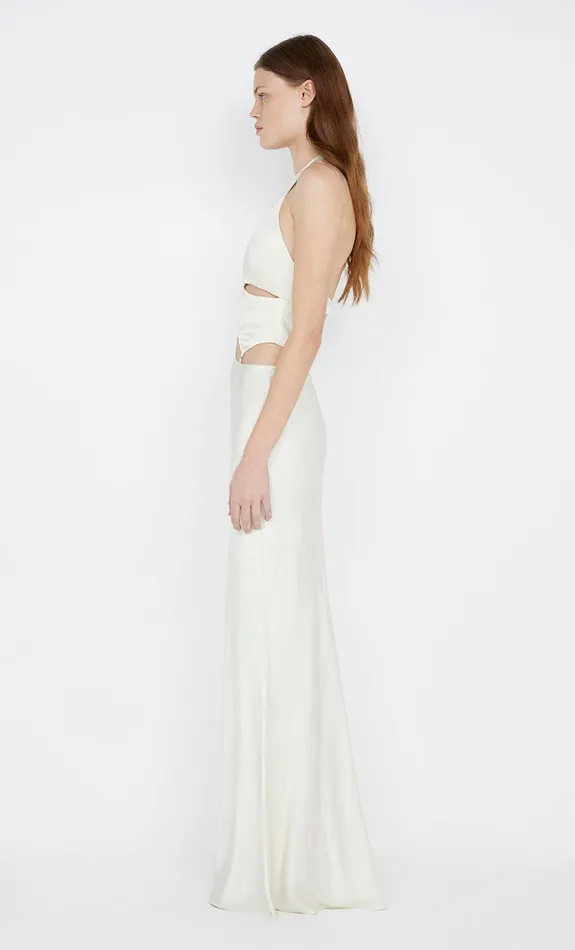 Bec Bridge Prom Dresses ALABAMA HALTER DRESS Ivory 8211 Women