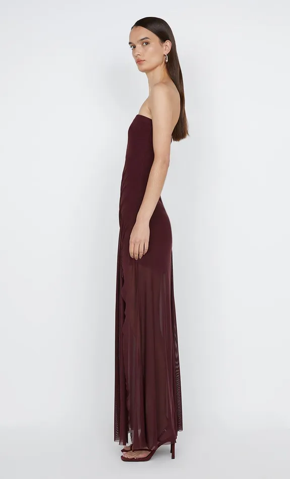 Bec Bridge Prom Dresses ESSIE STRAPLESS DRESS Deep Plum 8211 Women