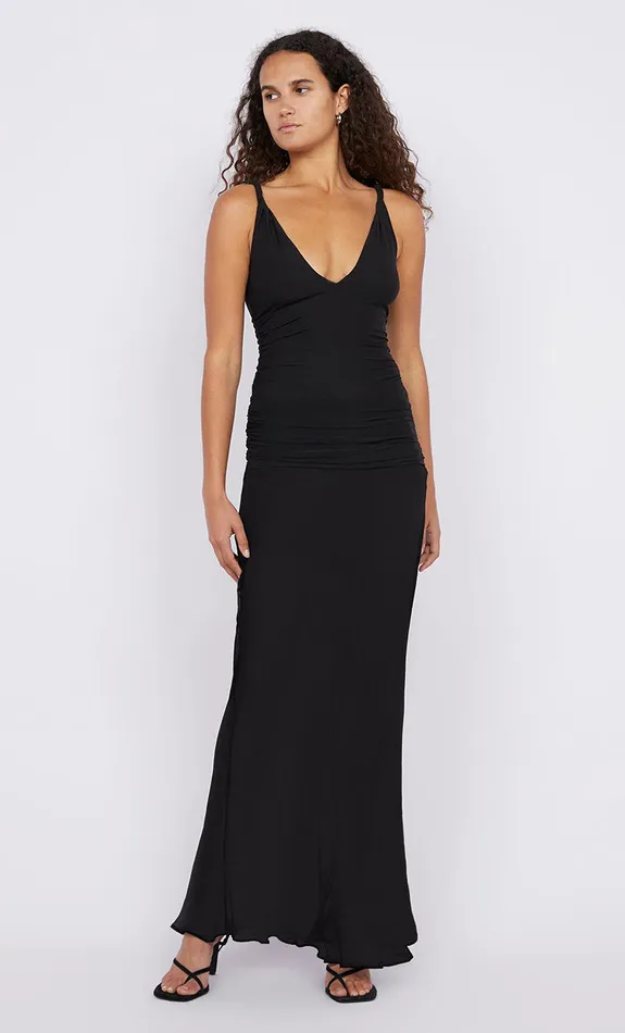 Bec Bridge Prom Dresses ESTELLA V NECK DRESS Black 8211 Women
