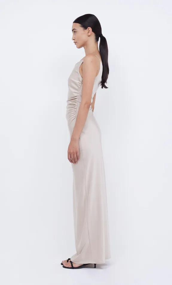 Bec Bridge Prom Dresses ETERNITY ASYM MAXI DRESS Sand 8211 Women