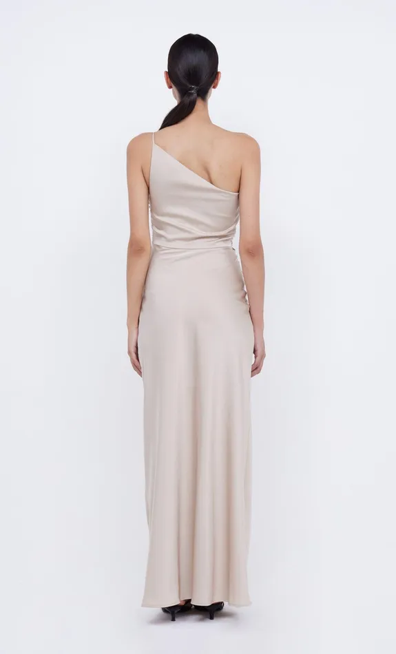 Bec Bridge Prom Dresses ETERNITY ASYM MAXI DRESS Sand 8211 Women
