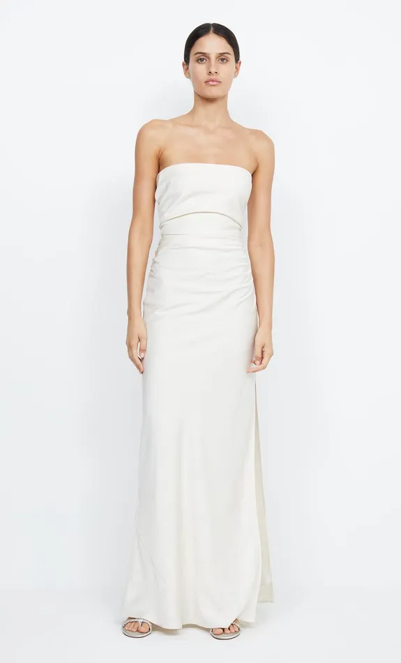 Bec Bridge Prom Dresses ETERNITY STRAPLESS MAXI Cream 8211 Women