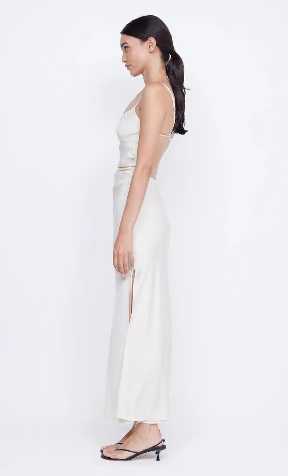 Bec Bridge Prom Dresses MARI LOU GATHERED MAXI DRESS Cream 8211 Women