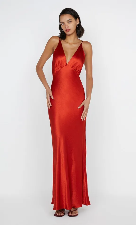 Bec Bridge Prom Dresses MOON DANCE V MAXI DRESS Crimson 8211 Women