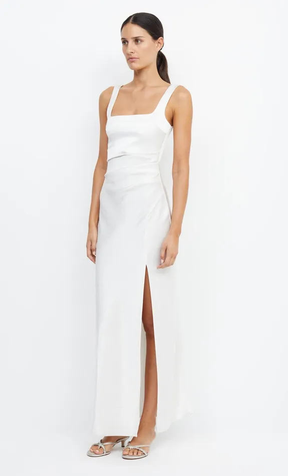 Bec Bridge Prom Dresses THE DREAMER SQUARE NECK DRESS Ivory 8211 Women