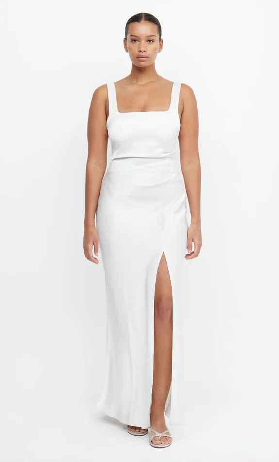 Bec Bridge Prom Dresses THE DREAMER SQUARE NECK DRESS Ivory 8211 Women