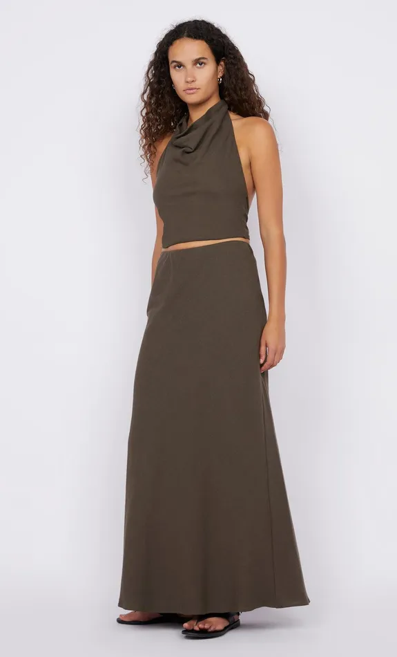 Bec Bridge Skirts EVERLY MAXI SKIRT Twig 8211 Women