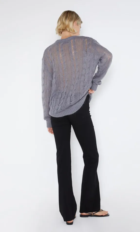 Bec Bridge Tops ANTOINE KNIT JUMPER Gunmetal 8211 Women