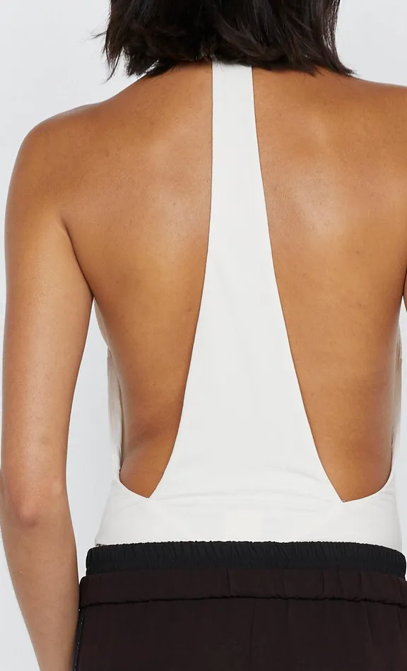 Bec Bridge Tops LARSEN RACER BODYSUIT Ivory 8211 Women