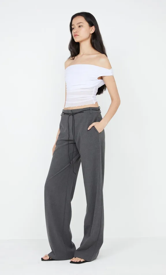 Bec Bridge Tops PIA OFF SHOULDER TOP Ivory 8211 Women
