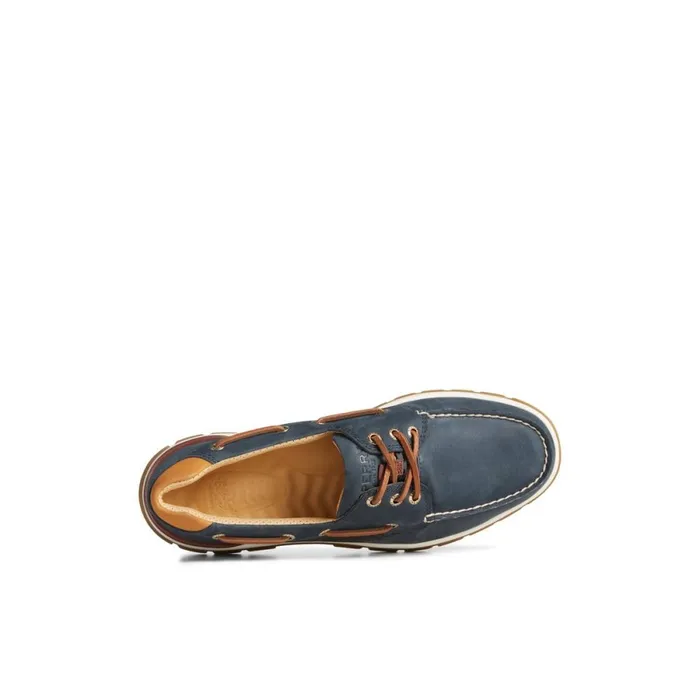 Boat Shoes Men Sperry Gold Cup Billfish PLUSHWAVE Boat Shoe Navy