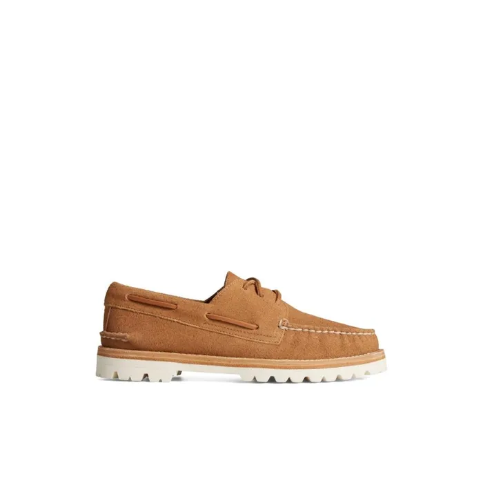 Boat Shoes Men Sperry Unisex Authentic Original 3Eye Vibram Boat Shoe Medium Beige