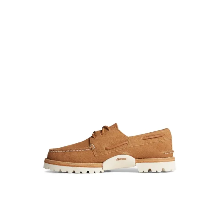 Boat Shoes Men Sperry Unisex Authentic Original 3Eye Vibram Boat Shoe Medium Beige