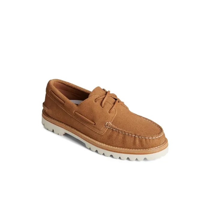 Boat Shoes Men Sperry Unisex Authentic Original 3Eye Vibram Boat Shoe Medium Beige
