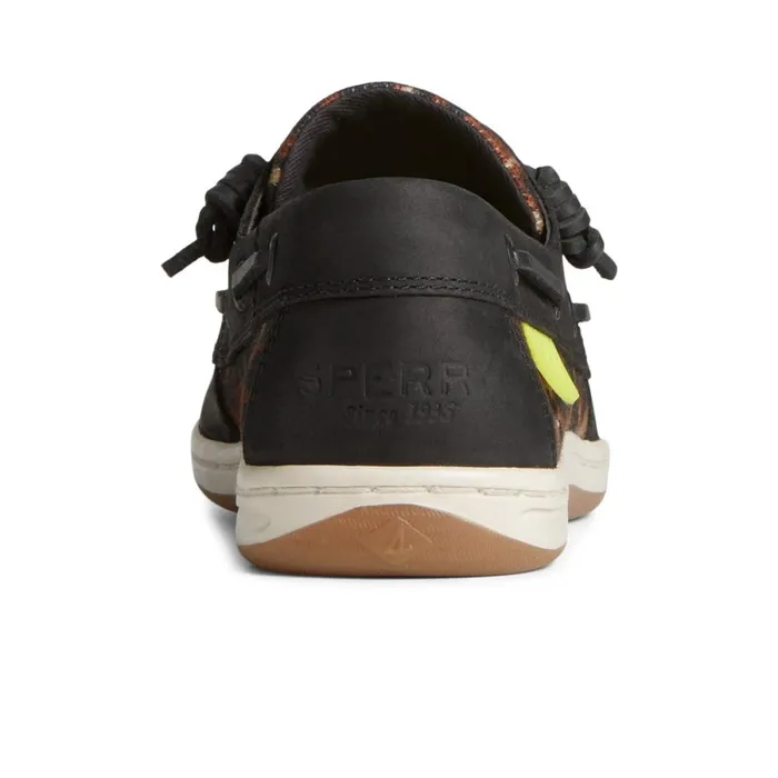 Boat Shoes Women Sperry Songfish Cheetah Boat Shoe Black