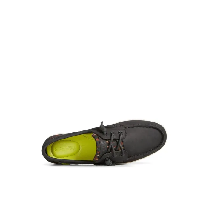 Boat Shoes Women Sperry Songfish Cheetah Boat Shoe Black