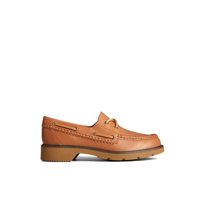 Boat Shoes Women Sperry Wells Boat Shoes Medium Beige
