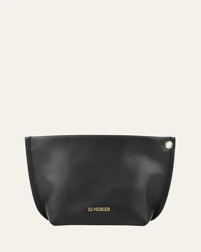 Bonito pouch bag black leather Women CLUTCHES jomercer