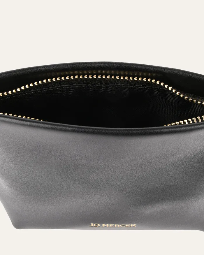Bonito pouch bag black leather Women CLUTCHES jomercer